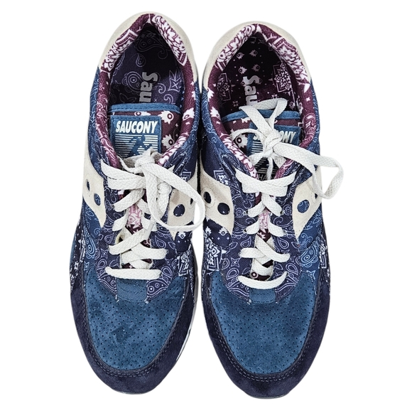 Saucony Shadow 6000Northern Soul Paisley Size 11 - Picture 2 of 9
